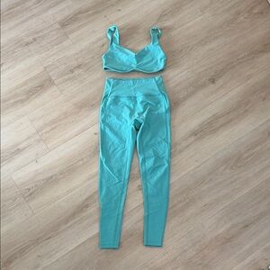 Year of Ours Teal Sports Bra